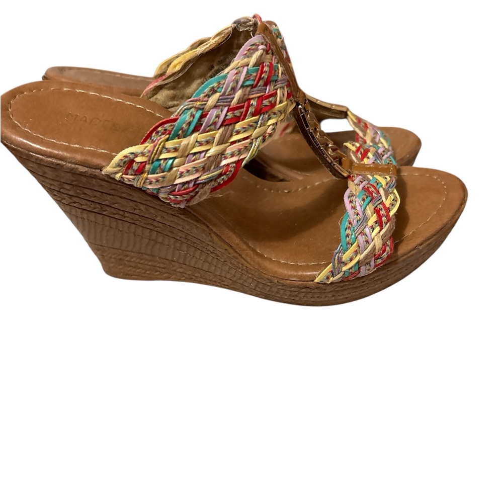 Madeline Stuart Multicolor Wedge Sandals - Picture 4 of 11
